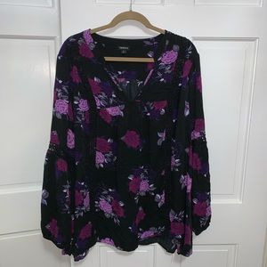 Torrid Purple Floral top